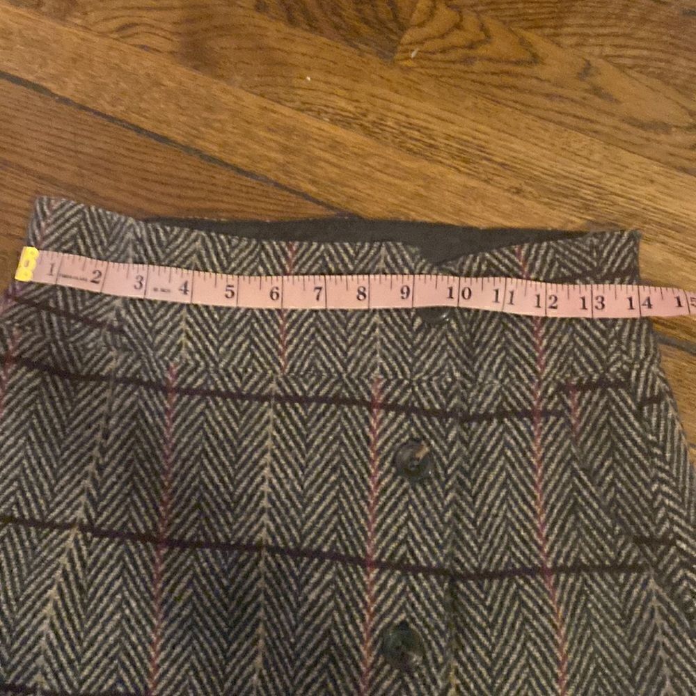 Forever 21 button up midi plaid skirt - Picture 7 of 10